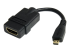 HDADFM5IN - StarTech.com Höghastighets-HDMI-kabeladapter på 12 cm - Höger vinkel