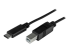 USB2CB1M - StarTech.com USB 2.0 USB-C till USB-B-kabel - Höger vinkel