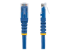 C6PATCH6BL - StarTech.com 6ft CAT6 Ethernet Cable, 10 Gigabit Molded RJ45 650MHz 100W PoE Patch Cord, CAT 6 10GbE UTP Network Cable with Strain Relief, Blue, Fluke Tested/Wiring is UL Certified/TIA - Framsidan