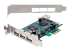 PEXUSB4DP - StarTech.com 4 Port PCI Express Low Profile High Speed USB Card - Flera vinklar