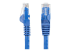 N6PATCH100BL - StarTech.com Cat6 patchkabel med hakfria RJ45-kontakter - Framsidan