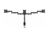 7350073733385 - Multibrackets M Deskmount Basic Triple - Framsidan