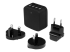 USB4PACBK - StarTech.com 4-Port Travel USB Wall Charger - Höger vinkel