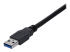 USB3SEXT1MBK - StarTech.com 1m Black SuperSpeed USB 3.0 Extension Cable A to A - Närbild