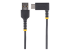 R2ACR-30C-USB-CABLE - StarTech.com 1ft (30cm) USB A to C Charging Cable Right Angle, Heavy Duty Fast Charge USB-C Cable, USB 2.0 A to Type-C, Durable and Rugged Aramid Fiber, 3A, S20/iPad/Pixel - Framsidan